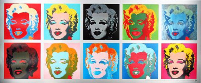 Pop Art Marilyn Monroe by Andy Warhol