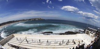 Ten Pieces Drains Bondi For Fashion Week Stunner Ten Pieces on Bondi Beach for MBFWA