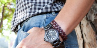 Scrap-Wood used to Fashion Wooden Timepieces