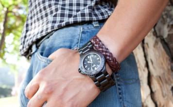 Scrap-Wood used to Fashion Wooden Timepieces