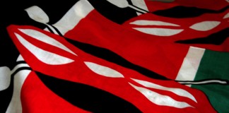 Thousands of Nairobi Men to Strip Naked to Protest Against Support Of Homosexuality Kenya Flag