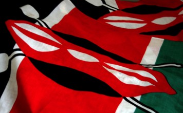 Thousands of Nairobi Men to Strip Naked to Protest Against Support Of Homosexuality Kenya Flag