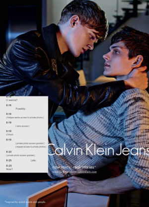 Calvin Klein Launches Provocative Real-Life Sexting Campaign - Gay Nation