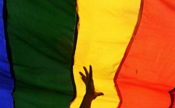 Giant Rainbow Flag Unveiled in Taiwan In Support Of Same-Sex Marriage Bill LGBTI Flag