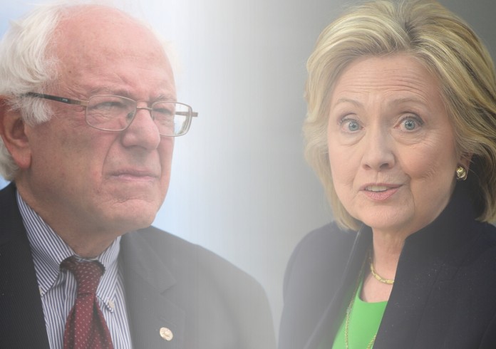 Sanders and Clinton