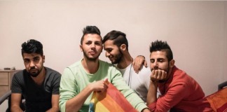 LGBT Groups in Germany Setting Up Shelters Due To Attacks on Gay Refugees Young refugees in Dresden Germany after being harassed in official refugee shelters - Source: The Washington Post