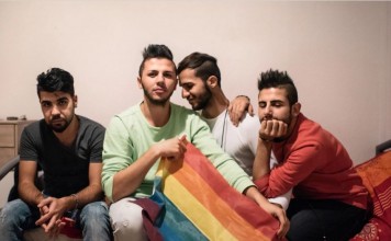 LGBT Groups in Germany Setting Up Shelters Due To Attacks on Gay Refugees Young refugees in Dresden Germany after being harassed in official refugee shelters - Source: The Washington Post