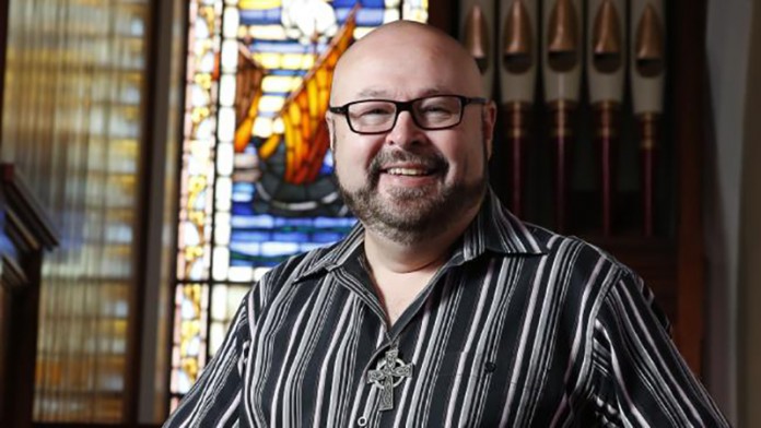 Darren Liepold, the new minister at the Uniting Church at Neutral Bay. Picture: David Swift The Mosman Daily