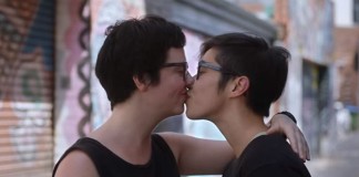 Complaints Against Same Sex Couples Kissing In TV Commercial Rejected Same-sex couple kiss in Mediabank Private ad - Youtube