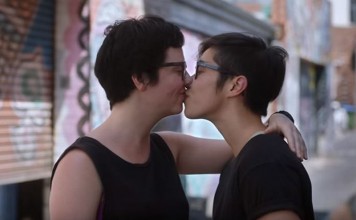 Complaints Against Same Sex Couples Kissing In TV Commercial Rejected Same-sex couple kiss in Mediabank Private ad - Youtube