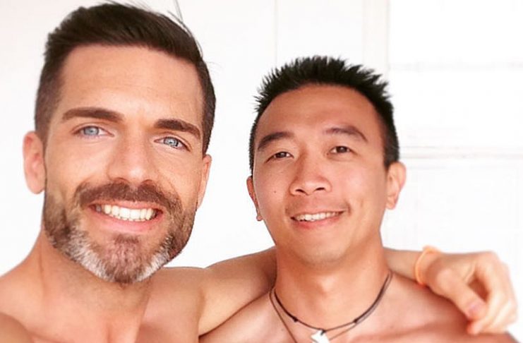 Our Bernie Talks with Mr Gay World 2016 Roger Gosalbez Mr Gay World 2016 Roger Gosalbez and Bernard Lee in Malta - supplied