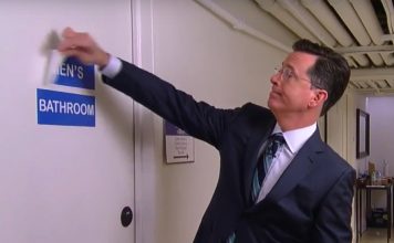 Colbert Responds To Trump On The True Cost Of Gender Neutral Bathrooms Colbert