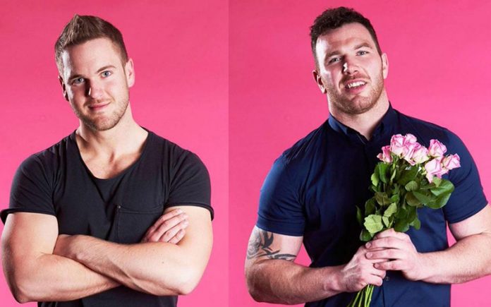 Paddy White and Keegan Hirst on Celebrity First Dates - Twitter