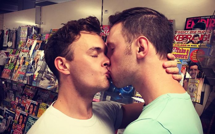 The Big Gay Kissathon - Instagram @snapsandchaps