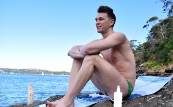 Sexy Skin Calendar Exposes the Serious Issue of Skin Cancer Complacency Eikon's own David Francis as a feature model in the new SKIN Calendar (Supplied)