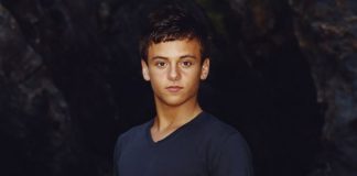 Celebrities Feature in New Exhibition Highlighting Advances in Gay Rights This photo of Olympic diver Tom Daley was taken by Bettina von Zwehl in 2010.