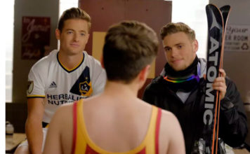 Out Sports Stars Appear in Family US TV Show Robbie Rogers and Gus Kenworthy on the Real O'Neals (ABC)