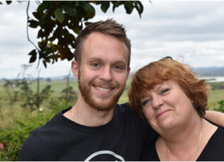 Only Cure For Hate Is Education – Logan Cotter Logan Cotter and his Mum on Christmas Day
