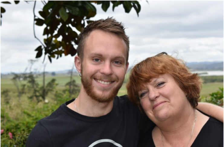 Only Cure For Hate Is Education – Logan Cotter Logan Cotter and his Mum on Christmas Day