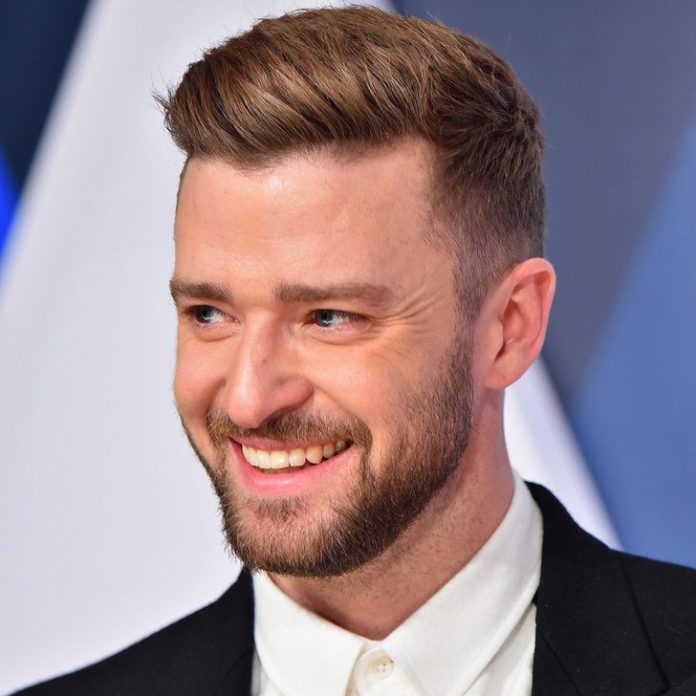 Slick Hairstyle for Men with Straight Hair - Justin Timberlake