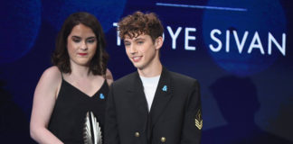 Troye Sivan Calls For Entertainment Industry To Be “Louder” During GLAAD Acceptance Speech Singer Troye Sivan accepts the Stephen F. Kolzak Award onstage during the 28th Annual GLAAD Media Awards in LA at The Beverly Hilton Hotel on April 1, 2017 in Beverly Hills, California. (Photo by Emma McIntyre/Getty Images for GLAAD)