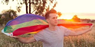 Marriage Equality Supporters Head Bush to Spread the Plebiscite Message David Francis Mr Gay Pride Australia (Photo: Akiva Ljungstom)