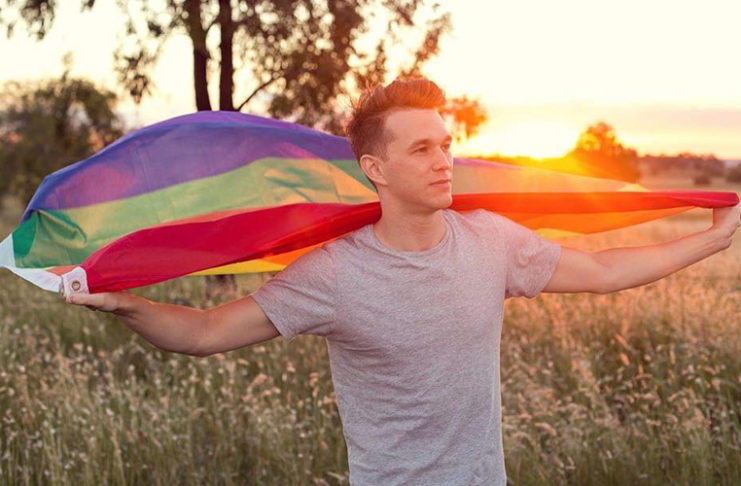 Marriage Equality Supporters Head Bush to Spread the Plebiscite Message David Francis Mr Gay Pride Australia (Photo: Akiva Ljungstom)