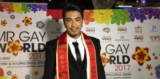 Symbol of Hope for First Asian Winner of Mr Gay World