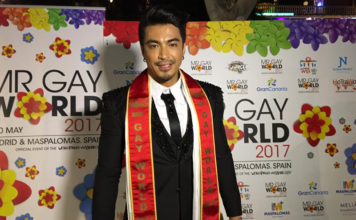 Symbol of Hope for First Asian Winner of Mr Gay World