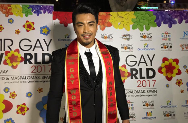 Symbol of Hope for First Asian Winner of Mr Gay World
