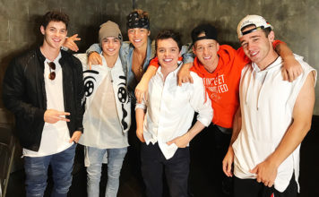 Noah Wilson’s Dream Comes True On National TV The Yrs Band with Noah Wilson during a segment on the new show. (Supplied)