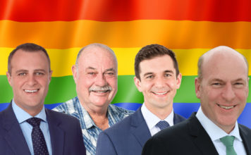 Same-Sex Marriage Ambush The four ambush MP's, Tim Wilson, Warren Entsch, Trevor Evans & Trent Zimmerman