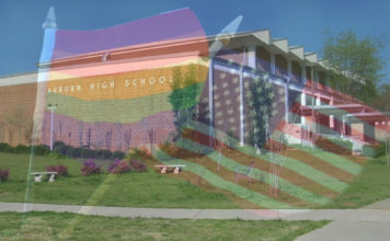 Criticism After Rainbow Flag Displayed to Promote Diversity in Alabama School Auburn High School