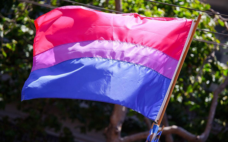 The bisexual pride flag was designed in 1998 Wikimedia Commons