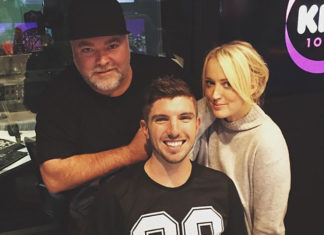 Australia’s Gay Newsreader Brooklyn Ross Wouldn’t Change a Thing Brooklyn Ross (Middle) with Kyle Sandilands and Jackie Henderson from the Kyle and Jackie O show on KIIS FM Sydney (Instagram)