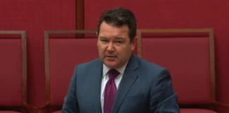 Historic Moment As Same-Sex Marriage Bill Enters Australian Parliament Senator Dean Smith