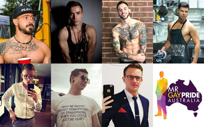 2018 Mr Gay Pride Australia Finalists