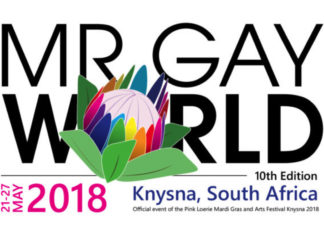 South Africa to Host the 10th Mr. Gay World Competition in Knysna MGW2018