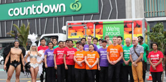 Countdown Shows Its True Colours To Support Auckland Pride Parade Ponsonby Countdown Team (Supplied)