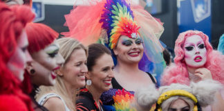 Jacinda Ardern Joins Global Pride Lineup From Asia Pacific New Zealand Prime Minister Jacinda Ardern amongst friends at the Auckland Pride Parade - Source: Maria Ligaya http://www.marialigayaphotography.com