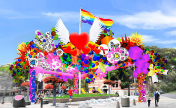 Art Will Explode In Colour To Mark 40 Years Of Sydney Mardi Gras Sydney Mardi Gras Installation