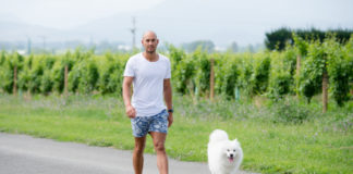 Exercise for the LGBTQ Community is the Key to Mental Health Ricky Devine-White with his dog (Supplied