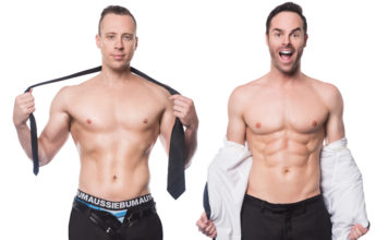 Naked Magicians Bare All In Naughty Magic Show The Naked Magicians - Christopher Wayne and Mike Tyler (Supplied)