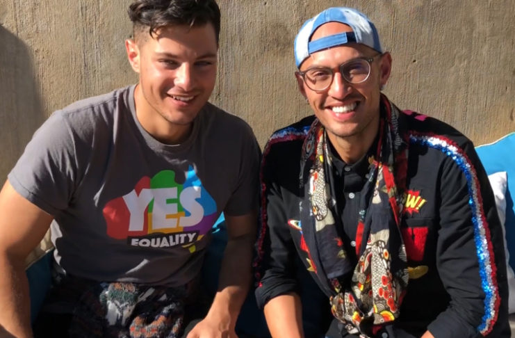 Mr Gay World 2018 Jordan Bruno Reflects On His Victory with Ricky Devine-White Mr Gay World 2018 Jordan Bruno and first runner-up Ricky Devine-White