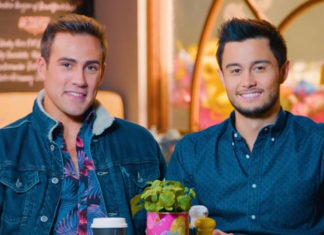 Neighbours Gay Engagement – Now Will Tom Daley Come To The Wedding? Matt Wilson and Takaya Honda during Neighbours Q&A (Youtube)
