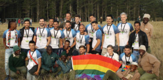 Meet The Men of Mr. Gay World 2018 Mr Gay World 2018 delegates at Knysna Elephant Park, South Africa (Gerhard Meiring Photography - Facebook)