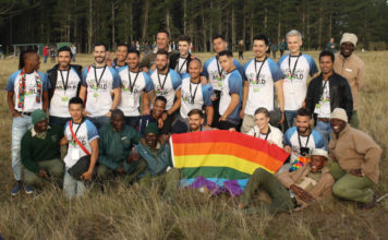 Meet The Men of Mr. Gay World 2018 Mr Gay World 2018 delegates at Knysna Elephant Park, South Africa (Gerhard Meiring Photography - Facebook)