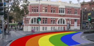 Sydney’s Rainbow Crossing To Return Proposed Rainbow Crossing for Sydney's Taylor Square - (Supplied-City of Sydney)