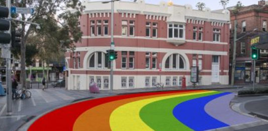 Proposed Rainbow Crossing for Sydney's Taylor Square - (Supplied-City of Sydney)