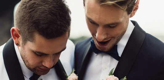 Australia's First Gay Wedding Michael and Ben Gresham-Petchell (Photo - Mark Morgan)